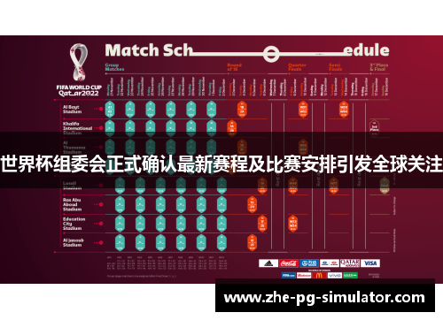 世界杯组委会正式确认最新赛程及比赛安排引发全球关注