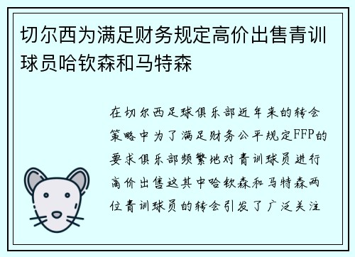 /uploads/images/20260630/qie-er-xi-wei-man-zu-cai-wu-gui-ding-gao-jia-chu-shou-qing-xun-qiu-yuan-ha-qin-sen-he-ma-te-sen.webp